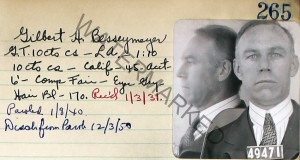 Bessemeyer (listed as Besseymeyer in his San Quentin record, served 9 years for embezzling $8 million dollars.