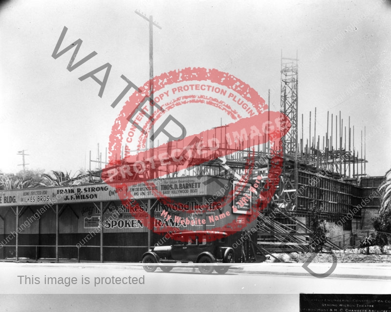 Construction of Vine Street Theatre_1926_4